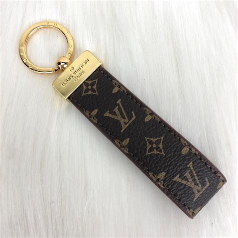 louis vuitton blue keychain|authentic Louis Vuitton keychain.